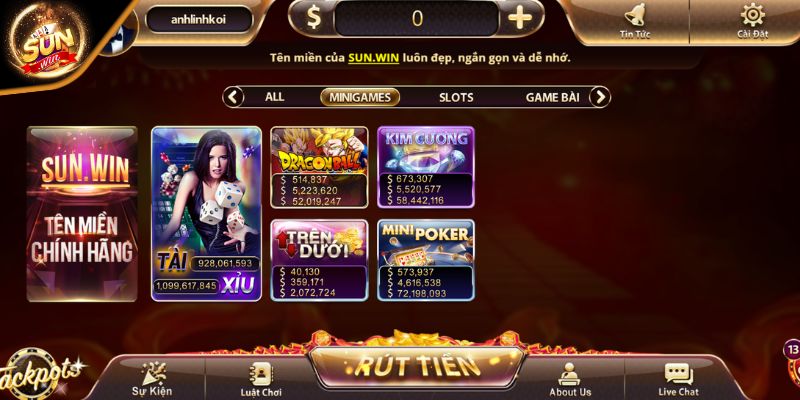 Cách chọn game và chơi thử