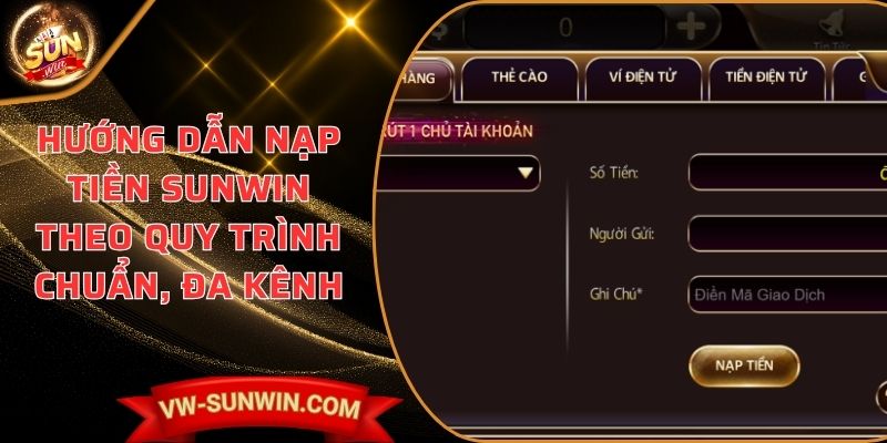 hướng dẫn nạp tiền