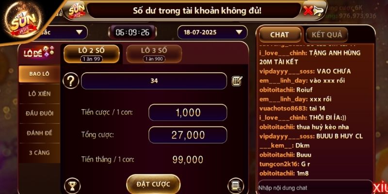 Đặt cược nhanh và linh hoạt